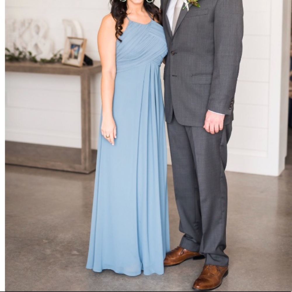 #Levkoff Bridesmaid Dress style 7001/Slate